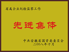 2008年(nián)度先進集體(tǐ)